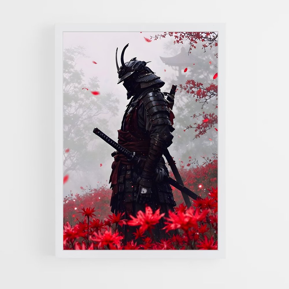 Poster Le Dernier Samouraï – affiche Ghost of tsushima (vue 3)